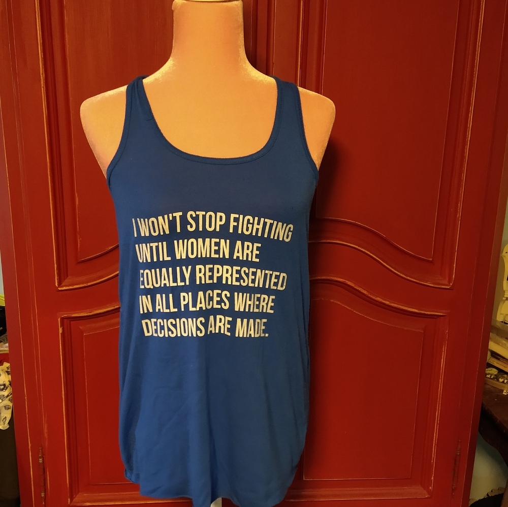 Women's rights racerback tank top